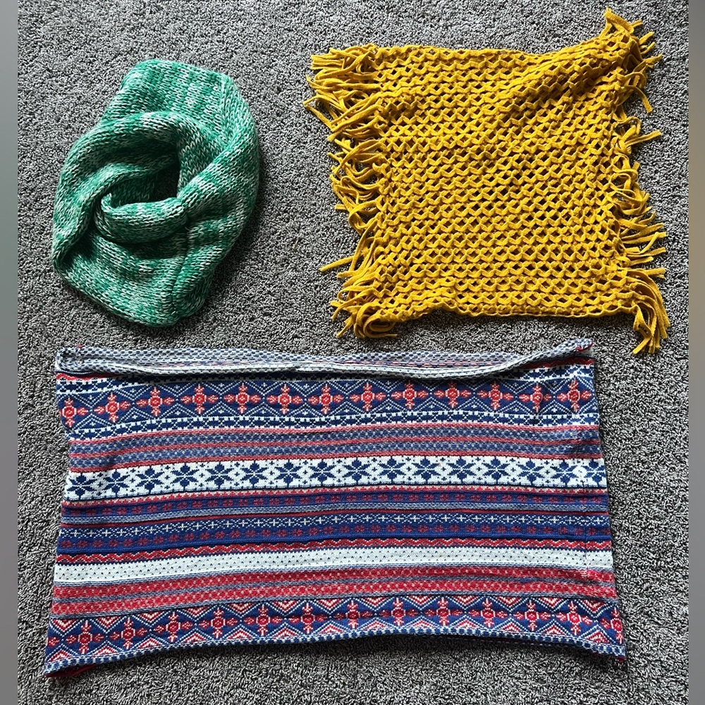 Infinity scarves